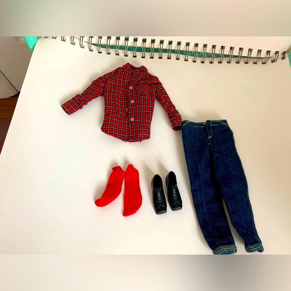 Vintage 1960s Barbie Ken Going Hunting Outfit